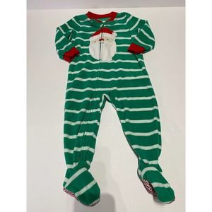 Just One You made by carter's Green Baby Boys' Stripe Santa Sleep N Play 18M